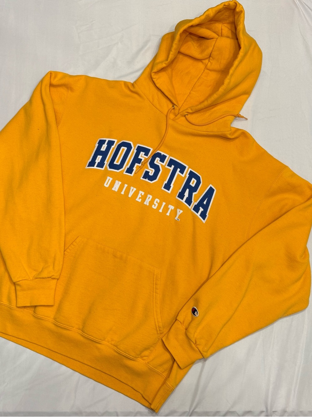 Champion Yellow Gold Hooded Fleece Pullover